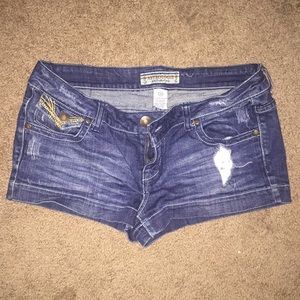 Dark Wash Jean Shorts